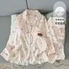 Pijama de cuadros amarillos y blancos con copas incorporadas para mujer, algodón nube, talla grande, conjunto de dos piezas de manga larga y pantalón largo con copas integradas