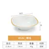 Vajilla de melamina juego para olla caliente mesa plástico tazón pequeño tazón de arroz taza cuchara platos de restaurante traje tazón de arroz de restaurante comercial