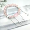 Novo Pulseira de Cristal Colorido Dopamina, Estilo Fada, Doce, Gentil, Versátil, Luxo Leve, Joia de Alta Qualidade