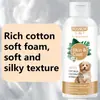 Shampoo Cinco em Um para Gatos e Cães de Fronteira, Líquido para Banho com Fragrância Duradoura, Shampoo e Líquido para Banho em Estoque