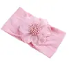 Flor de Cabeça de Chiffon de Verão 2021 Faixa Larga de Nylon para Cabelo Meias de Seda Super Macias Faixa de Cabeça para Bebê Headwear Esportivo para Crianças