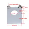 Suporte de Painel de Laboratório Braçadeira de Tubo Liga de Alumínio Bloco Quadrado Suporte Duplo Furo Tubo de Linha de Gás 1/4 3/8 1/ 2 polegada