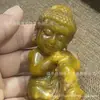 Colgante de Cintura de Jade Antiguo Adorno Colgante Tallado Decorativo de Jade Piel Vieja Concha Jade Antiguo Tallado de Jade Antiguo Pie de Jade de Mano Colgante de Longevidad