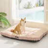 Tapete Impermeável Grande para Cachorro Primavera e Verão, Cama Grande de Espaço para Cachorro Cinza, Cama para Cachorro Pet Resistente a Arranhões e Desgaste, Tapete de Cama para Pet Quatro Estações