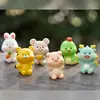Doze Zodíacos de Resina Pequenos Enfeites Micro Paisagem Criativos Enfeites de Mesa Animal Artesanato Chinês Enfeites de Carro