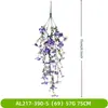 Flores Artificiales, Eucalipto, Pensamientos, Enredaderas para Colgar en la Pared, Adornos para Decoración del Hogar, Flores para Bodas, Flores Falsas al por Mayor