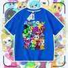 Mundo do Dandy Mundo do Dandy Roupas Infantis Camisetas de Manga Curta Tops de Meia Manga 100% Algodão para Meninos e Meninas Roupas Infantis