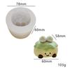 Molde de Pellizco de Muñeca Linda Cola Grande Molde para Hornear DIY Molde para Gofres Yeso Vela Animal Molde de Silicona