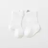 Calcetines para Bebé con Diseño de Orejitas Pequeñas, Calcetines de Malla de Algodón Delgado Absorbentes del Sudor para Verano, Calcetines sin Costuras con Puño Suelto para Bebés Gorditos, Calcetines de Media Caña