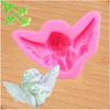 Molde Grande de Silicone de Anjo Asas Bolo Virado de Anjo Molde de Chocolate Molde de Gesso para Aromaterapia