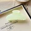 Novo Prendedor de Cabelo com Padrão de Nuvem Marmorizada em Cores de Gelatina, Elegante Presilha Tubarão, Presilha para Rabo de Cavalo Estilo Férias, Acessórios de Cabelo da Moda Atacado