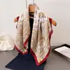 Bufanda Pequeña Cuadrada de Algodón y Lino Elegante Espiga Retro Pañuelo para la Cabeza Imitación Terciopelo Chal Protección Solar Bufanda para el Cuello Bufanda para Mujer