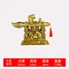 Fábrica al por mayor de grandes adornos de la fortuna de latón para estar en la lista de oro nombre pez salto Longmen Wenchang pluma estudio adornos de escritorio