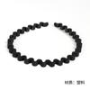 Diadema deportiva invisible para hombre, moderna, sencilla, estilo coreano, con ondas antideslizantes, para mujer