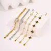 Pulsera de nicho de lujo ligero europea y americana transfronteriza para mujer, no se decolora, estilo Pandora vintage, alto valor estético, pulsera cubana con incrustaciones de diamantes