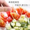 Palillos de Dientes Estilo Nuevo, 1000 Piezas, Palillos de Bambú Desechables para Uso Doméstico y Comercial, Doble Punta, Adecuados para Hoteles, Restaurantes y Comer Fruta
