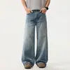 Ropa para Hombre Maple House / Jeans Rasgados de Calle para Hombres y Mujeres, Nueva Colección de Verano, Pantalones Amplios Fluidos con Flecos y Dobladillo Deshilachado
