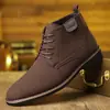 Botas Martin Masculinas Atacado Novos Modelos Populares Aliexpress Comércio Exterior Transfronteiriço Europeu e Americano Fornecimento Botas de Moda Camurça Tamanho Grande para Homens