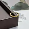 Anillo Abierto Medieval Francés Retro con Diamantes Completos, Moderno y de Alta Gama, Diseño de Nicho, Exquisitos Accesorios de Diamante para Mujer
