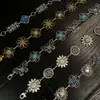 Cadena de Cintura con Corazón de Flor Estilo Étnico Retro Diseño Nicho para Mujer Cinturón Metálico Accesorios para Falda Bohemia