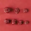 Accesorios de Cinabrio Mineral Crudo Alto Contenido Arena Dorada Púrpura Personaje de Dibujos Animados Accesorios de Maitreya Colgante Colgante para Joyería de Cuentas DIY