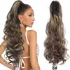 Comercio Exterior Transfronterizo Pelucas Europeas y Americanas Trenzadas, Coletas para Mujer, Cabello Largo Rizado, Extensiones de Coleta con Clip Invisible, Trenzas, Al por Mayor en Stock