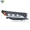 Adecuado para la Modificación del Ensamblaje de Faros de Highlander 2018-2021 con Luces Diurnas LED de 4 Lentes y Luces de Giro Secuenciales