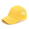 Gorra de Béisbol de Malla Transpirable para Hombres y Mujeres, Protección Solar de Verano, Logo Equipo de Empresa, Deportes al Aire Libre, Color Sólido Estilo Versátil
