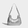 Bolsa Francesa Nicho Axila Primavera e Verão Bolsa Bagel Portátil 2023 Nova Corrente Única Ombro Crossbody Bag Crescente Bolsa Feminina
