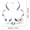 Lele Kitchen Moldes para Galletas de Acero Inoxidable con Forma de Pétalo Serie de Plantas Flor Tropical Flor de Cinco Pétalos Caparazón de Tortuga Hoja Moldes para Galletas