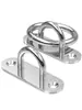 Juego de Ganchos de Acero Inoxidable 304 para Ventiladores de Techo, Ganchos para Saco de Arena, Clips de Fijación para Lámparas, Ganchos en Forma de U de Alta Resistencia y Anillos para Colgar