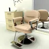 Silla de salón de alta gama para peluquerías, elegante y sencilla, silla de peluquería popular en línea, taburete de corte de pelo ajustable y giratorio