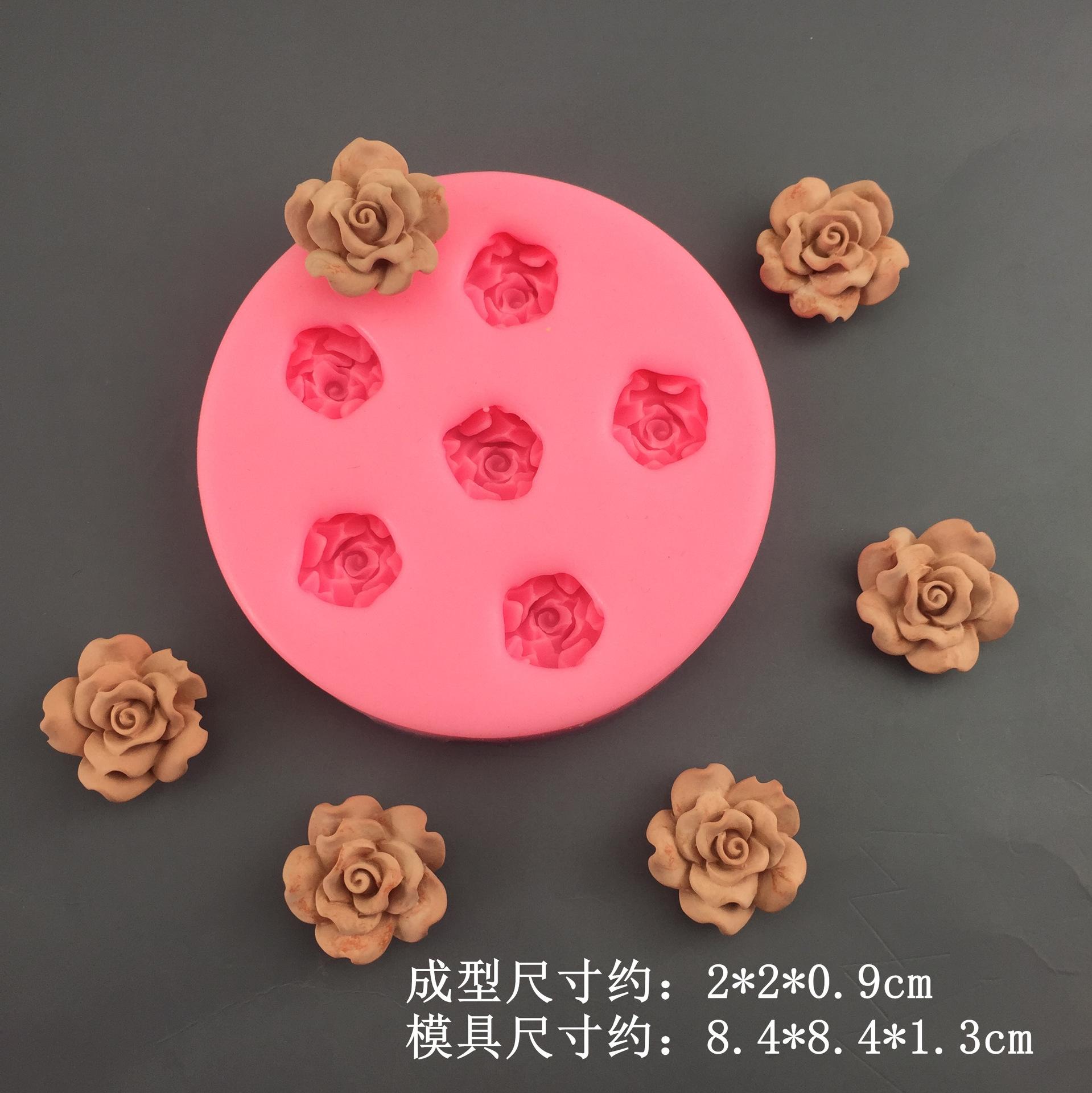 五连卷边玫瑰