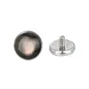 Liga de Titânio F136 0,9x 4mm Pedra Natural Olho de Tigre Joia para Piercing Stud de Lábio Stud de Orelha Stud de Língua Piercing