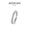 Anillo de Dedo Índice Apilable de Diamantes con Forma de Estrella de Gypsophila s925 Personalizado para Mujer Joyería de Moda Simple y Fresca que Combina con Todo