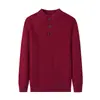 Suéter de Tricô Grosso Outono/Inverno 2026 [Estilo Old Money] Gola Redonda com Padrão Jacquard para Homens