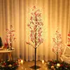 Luces de árbol de frutos rojos transfronterizas para decoración de ambiente de Año Nuevo y Navidad, luces de árbol de alambre de cobre, decoraciones para árbol de Navidad