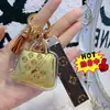 Oro Puro 999 Bolsa de Oro Nueva Cadena para Teléfono Móvil Colgante de Bolsa de Buena Suerte Regalo para Novia Regalo Compañero Venta al por Mayor