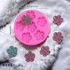 Molde de silicona con forma de flor de cerezo en miniatura, 10 piezas, para mousse, pastel, fondant, yeso epoxi, bricolaje, decorativo, de silicona