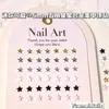 Nueva Joyería de Aleación de Estrella de Cinco Puntas de 5 mm para Uñas Mini Linda Estéreo Cielo Nocturno Estrella Decoración de Uñas Venta al por Mayor