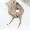 Bufanda triangular de punto de lana nueva de otoño e invierno para mujer, chal exterior cálido y decorativo de color sólido Dongdaemun coreano