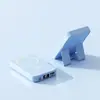 Carregamento rápido Magsafe carregador sem fio magnético 10000 mA mini power bank móvel com suporte portátil atacado