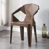 Silla con respaldo de plástico, engrosada, para adultos, adecuada para puestos de comida al aire libre, taburete creativo y simple para mercados nocturnos, barbacoas, mahjong y uso en el hogar