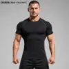 Ropa Deportiva Transfronteriza para Hombre, Camiseta Deportiva de Verano de Alta Elasticidad, Transpirable y de Secado Rápido, Mallas Deportivas de Manga Corta para Baloncesto y Running Amazon