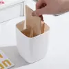 Porta bolígrafos con logo de lote pequeño Organizador de papelería Caja de almacenamiento para escritorio del hogar Caja de almacenamiento para brochas de maquillaje