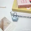 Novo Exquisito Colorido Couro Pequena Bolsa Pingente Exquisito Minipu Concha Bolsa Corrente Pingente Diypu Pequena Bolsa Carro