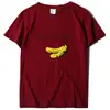 Deseo Nueva camiseta DOLCE con estampado de plátano camiseta casual para mujer moda tops para mujer holgado Cuello redondo