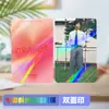 Tinta Shen Columna Oblicua Película Láser Dibujo Animado Esquina Redondeada Tarjeta Pequeña Personalizada Tarjeta de Álbum de Estrella de Entretenimiento Coreana Tarjeta Casera Autoimpresa