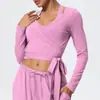 Moda Transfronteiriça Escovada Macacão Longo de Manga Longa com Alça para Yoga Personalizado Roupa de Yoga para Esportes ao Ar Livre de Alta Qualidade