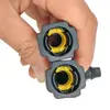 Conector Hembra Rápido para Línea de Combustible Automotriz 9.89mm Id8 Adecuado para Citroen Peugeot Conector Hembra Rápido Negro